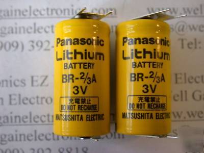 Panasonic br-2/3A 3V 1200MAH lithium battery plc timer