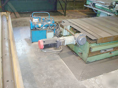 Scharmann horizontal boring mill, cnc rotary table FB16