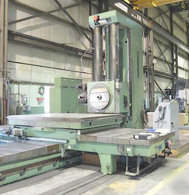 Scharmann horizontal boring mill, cnc rotary table FB16