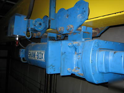 Shawbox 10-ton top running overhead crane