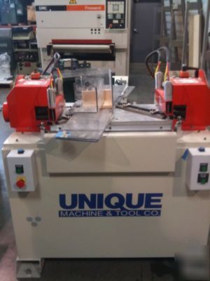 Unique 313 miter door machine used woodworking machines