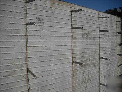 Used alum concrete wall forms vip textured & smooth set