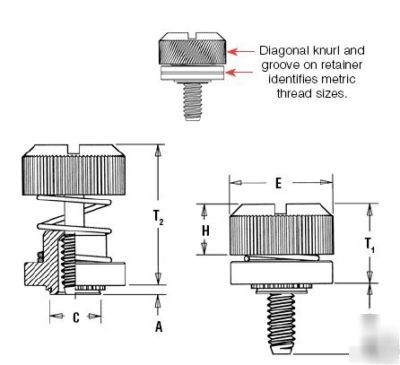 (100) pem PF31-832-30CN low-profile panel fastener 