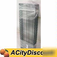 4 wire 48X18 dry storage rack shelves ( no poles)