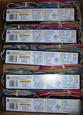 5 ge ballast F32T8 ge-432-max-n/ultra 4-lamp F40T8