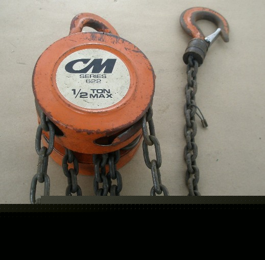 Chain hoist - cm series 622, 1/2 ton hand chain hoist 