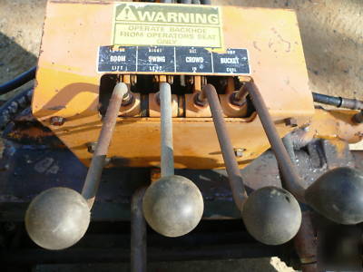 Bobcat skidsteer backhoe bucket attachment 