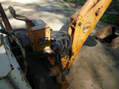 Bobcat skidsteer backhoe bucket attachment 