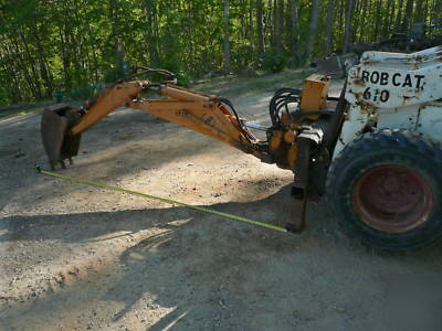 Bobcat skidsteer backhoe bucket attachment 