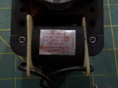 3E65 motor 3M056 dayton electric (chicago il usa) 115