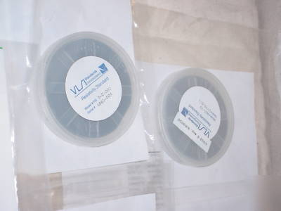 8 pc lot of vlsi resistivity & duke particle standards