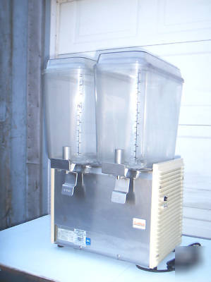 Crathco D25-4 twin bowl cold drink bubbler dispenser