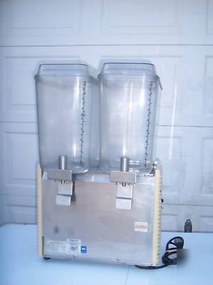 Crathco D25-4 twin bowl cold drink bubbler dispenser