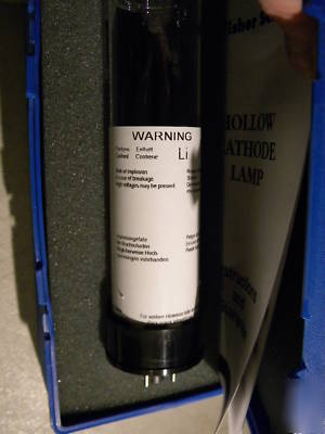 Fisherbrand hollow cathode lamp 14-386-102V lithium