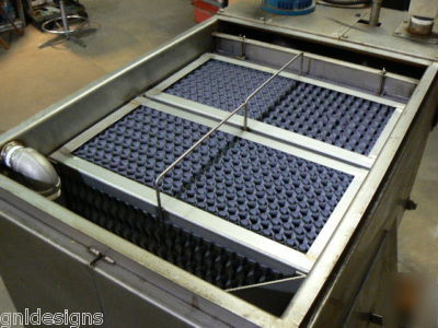 Fpi systems metal plating parts washer oil skimmer 