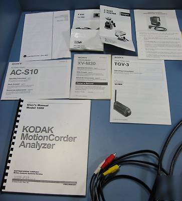 Kodak motioncorder analyzer 1000 high speed camera