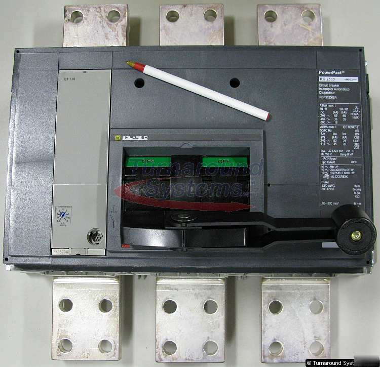 New square d RGF36250SA circuit breaker, 2500 amp, 