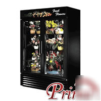 New true gdm-49FC glass 2-door commercial floral cooler