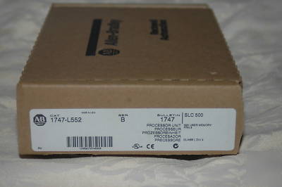 Nib allen bradley 1747-L552 'b' good as sealed b 