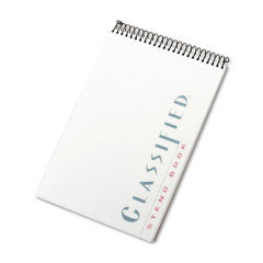 Tops(r) docket(r) gold classified poly cover steno book