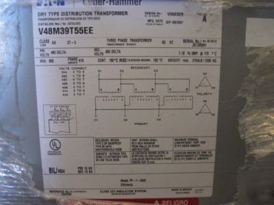 2 dry type transformers, sold individually