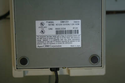 Cbm-231 receipt printer