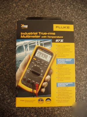 Fluke 87 v true-rms multimeter with temperature