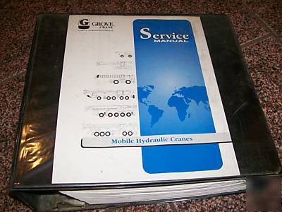 Grove RT700 series RT750 service maint manual package