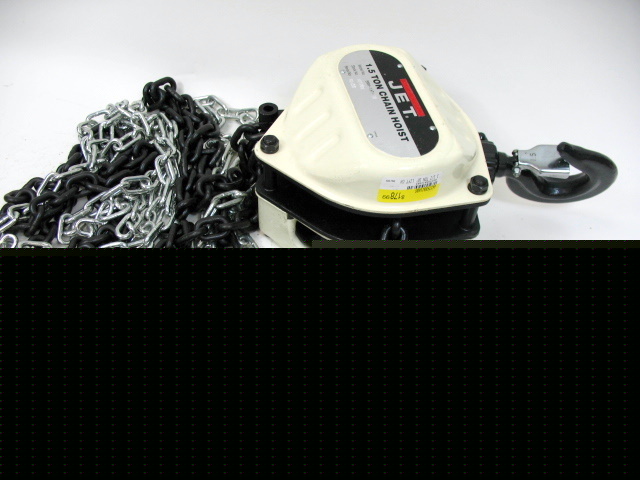 Jet 1.5-ton manual lift chain hoist w/ 10' smh-1.5T-10