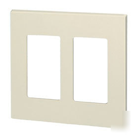 Leviton screw less wall plate 80309-st