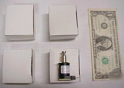 Lot 4 dormeyer dc solenoids, 18 volt dc vdc 198539-001