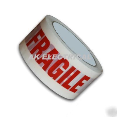 New polypropylene fragile adhesive packing warning tape 