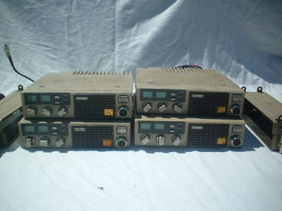 Vintage coded / tactec systems (4) MMAG4A cb radios