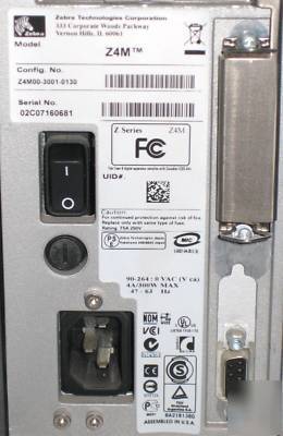 Zebra Z4M plus Z4M00-3001-0130 thermal label printer