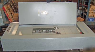  ge general electric spectra panelboard 1200 amp w/main