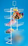 10 basket double sided store display