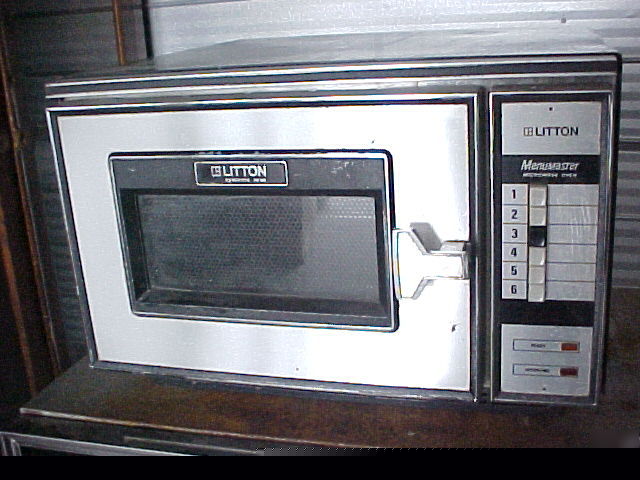 1976 litton menumaster commercial microwave oven