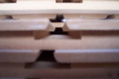 4' x 4' slatwall, slat-wall, slat wall (used)