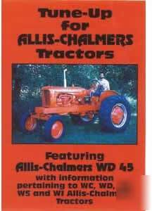 Allis chalmers tractor wd 45 wc wd wf ws wi tune-up dvd