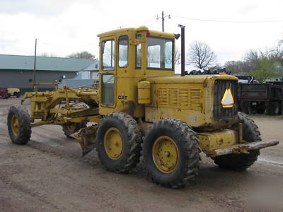 Caterpillar motor grader, cat 12