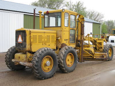 Caterpillar motor grader, cat 12