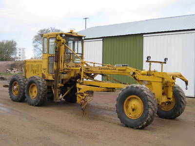 Caterpillar motor grader, cat 12
