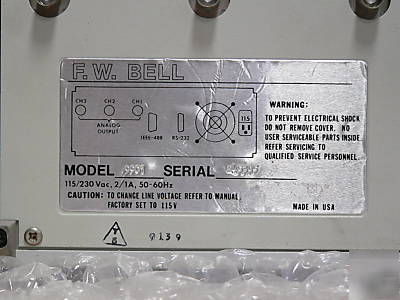 F.w. bell series 9900 gaussmeter axial or transverse