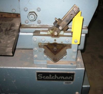 Hydraulic ironworker, scotchman model 4014C 3HP 