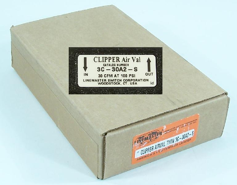 Linemaster airval pneumatic twin 3-way foot switch