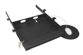 New laptop security drawer w/ mouse tray 