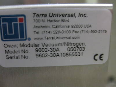New terra universal series 600 glove box w/ options
