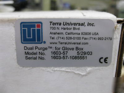 New terra universal series 600 glove box w/ options
