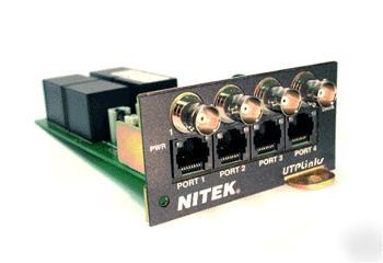 Nitek CHM16 CX452 cage utp card video data power