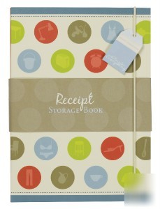 Receipt storage book home organiser christmas gift idea